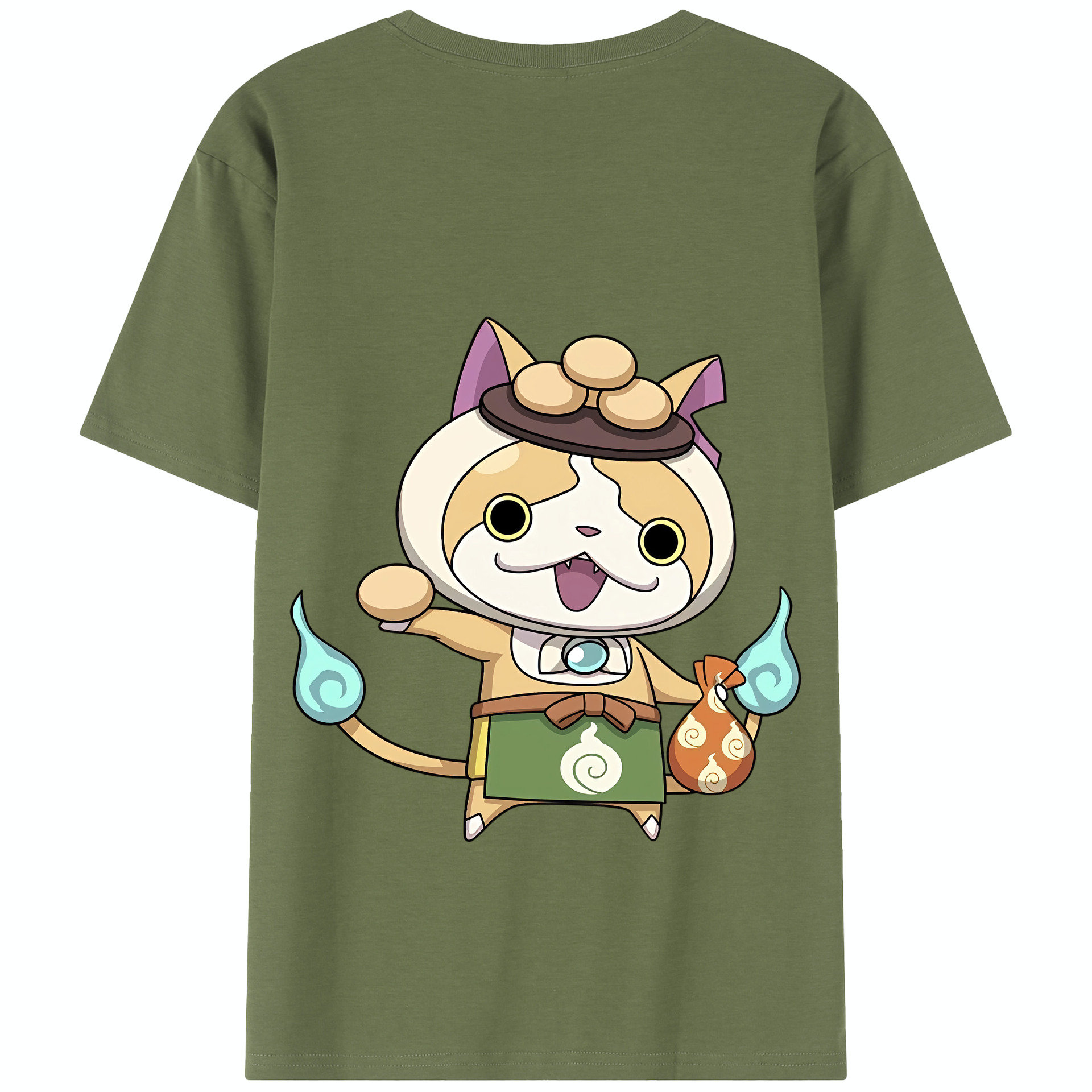 （画像用） 妖怪ウォッチ Yo-kai Watch 綿100％半袖Tシャツ（背面プリント）